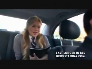 Private Schoolgirl fucks her driver free