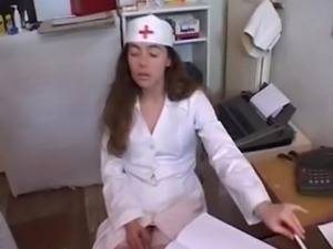 French nurse Jenny fucks a doctor