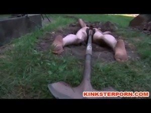 BDSM Outdoor Humiliation - Dig  ... free