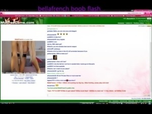 bellafrench boob flash 23012013 free
