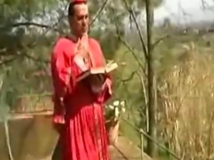 Desperate Nun fucked in disguise