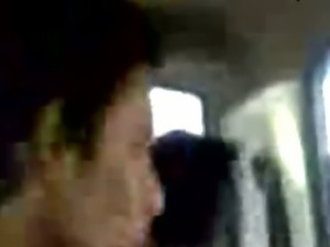 Young Punjabi lovers kissing & enjoying naked in car