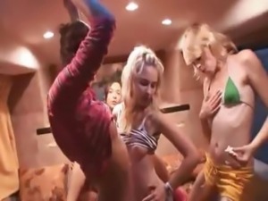 Girly fantasies in special porn bus