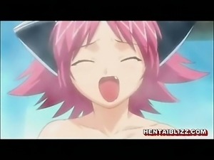Cute Japanese hentai with bigboobs sucking and riding dick