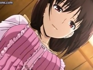 Teen anime girl gets nipples licked