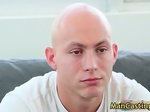 Bald guy Mathew gives hot blowjob part4