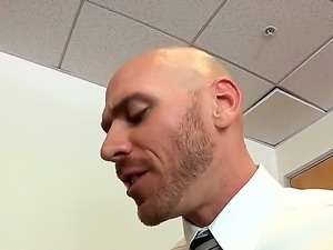Johnny Sins is extremely horny and he is ready for all kinds of oral games...