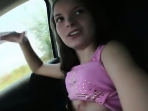 Stranded teen rides topless in taxi