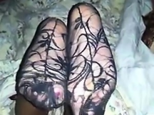 Beautiful Feet In Nylon