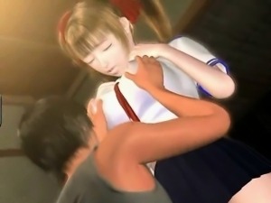 Sexy 3D anime slut swallow sperm