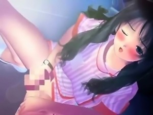 Sexy 3D anime babe gets fucked doggie
