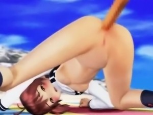 Animated teenie getting anal sex