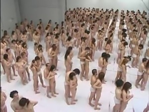 The crazy Japanese have an unbelievable orgy indoors