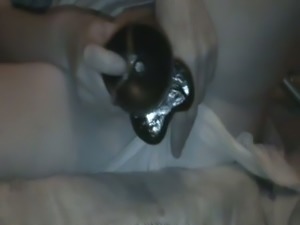 Lusty amateur webcam BBW used super huge black dildo for her hungry cunt