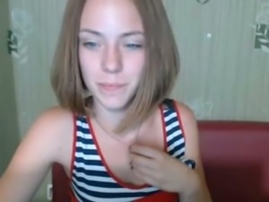 Sexalicious teen skank showing big natural boobies in amateur clip