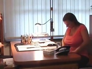 Thick German PAWG Fucked In The Office