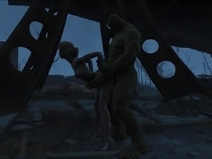 Fallout 4 Katsu sex adventure chap.5 Supermutant
