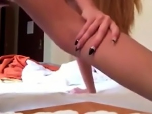 Angry blonde after creampie