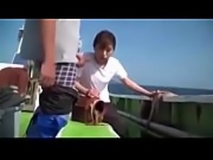 Asian Japanese Milf could not resist hard dick on a boat - ReMilf.com