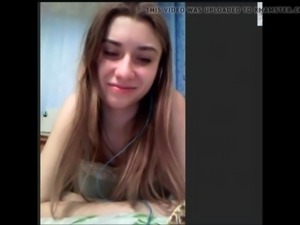 Hot russian teen on skype