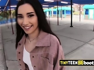 Aria Lee stunning curvy teen with big ass and round tits