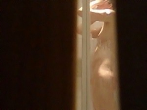 Hidden spy cam of wife in the shower