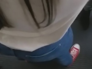 Big ass in subway