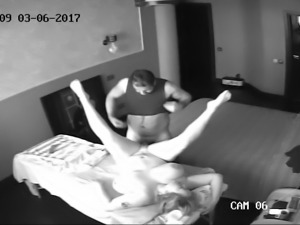 Hidden Cam fucked after massage by fat client 3
