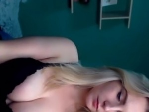 Blonde girl beautiful tits