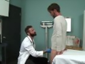 Patient Gets Hard As Dr Checks Balls - MenOver30