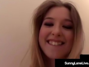 Super Cute Sunny Lane Gets Pussy Pounded &amp; Mouthful Of Cum!