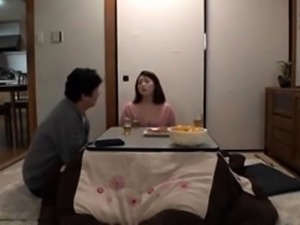 Sexy Asian mom with big boobs sucks and fucks a young cock