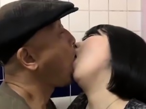 Cheating Asian milf with big boobs gets pounded doggystyle