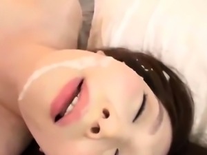 Asian amateur fucked in her hairy Japanese pussy