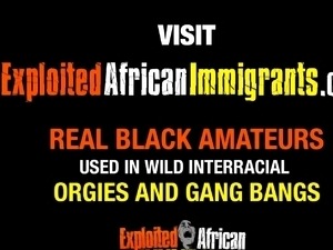 Nigerian Immigrant In Anal Threesome