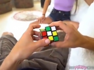Can your Asian stepsis solve Rubiks Cube and suck dick like this?? - Lulu Chu -