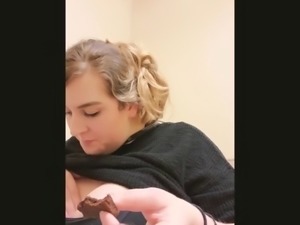 Youtuber gets milk from her huge udders