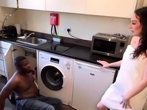 Cheating housewife can't resist big black cock temptation