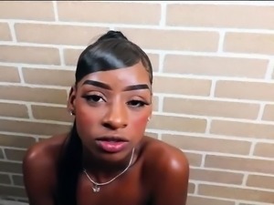 Black stud fulfills lustful ebony slut's anal cravings